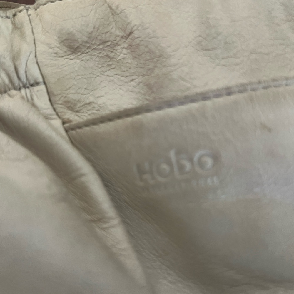 HOBO Soft Beige Leather Handbag